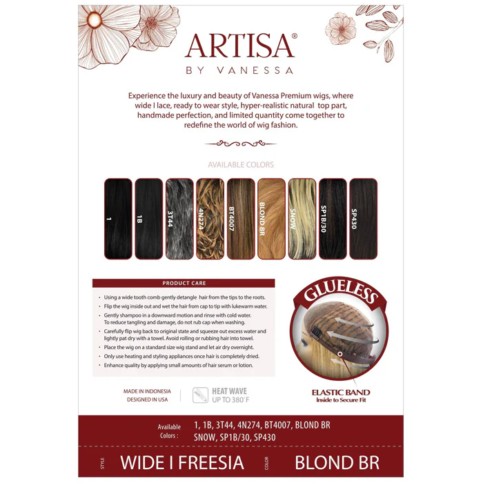 Vanessa Artisa Glueless Wide Lace Part Wig - WIDE I FREESIA - Image 5
