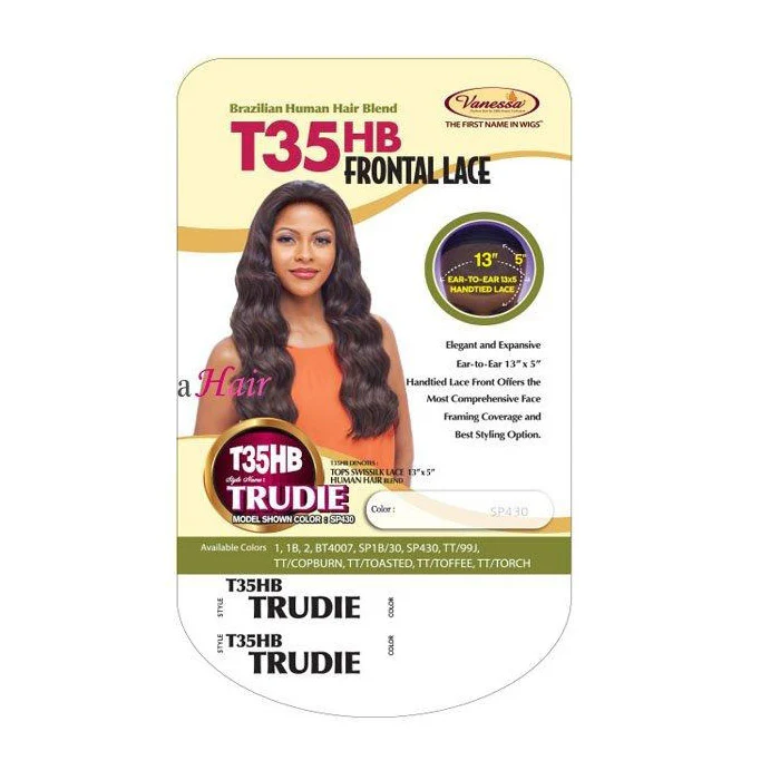 Vanessa Brazilian Human Hair Blend 13x5 Frontal Lace Wig - T35HB TRUDIE - Image 3
