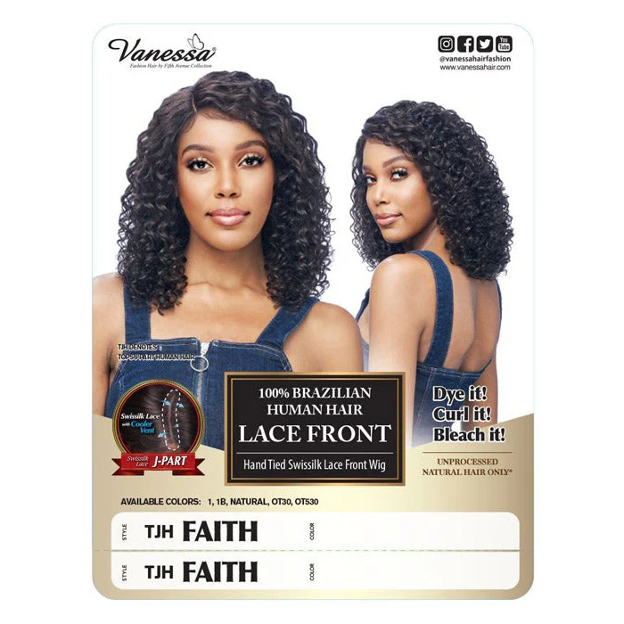 Vanessa Brazilian Human Hair Hand Tied Swissilk Lace Front - TJH FAITH - Image 3