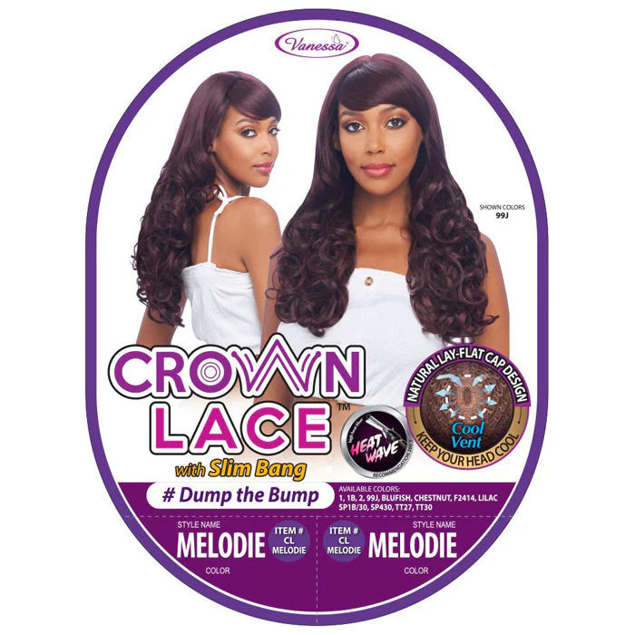 Vanessa Crown Lace Wig - CL MELODIE - Slim Bang - Image 4