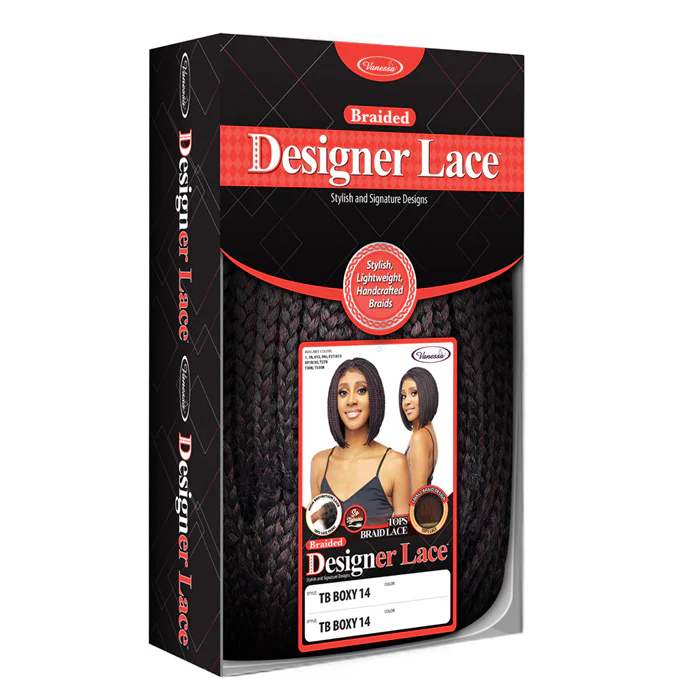 Vanessa Designer Lace Braided Swissilk Lace Front Wig - TB BOXY 14 - Image 7