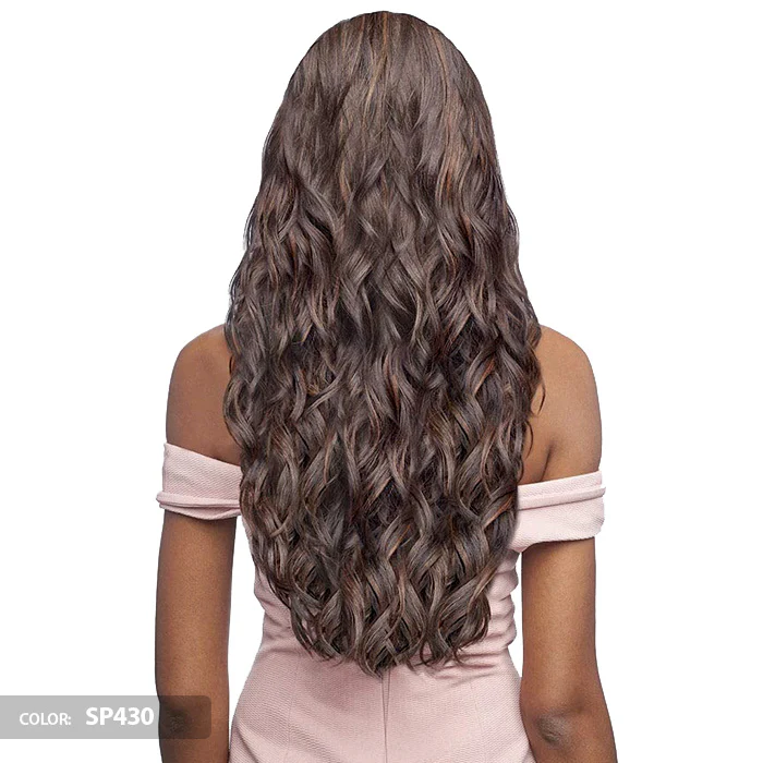 Vanessa Designer Lace Human Hair Blend Tops 4-Way Quad Lace Part Wig - TQHB MONICA - Image 3