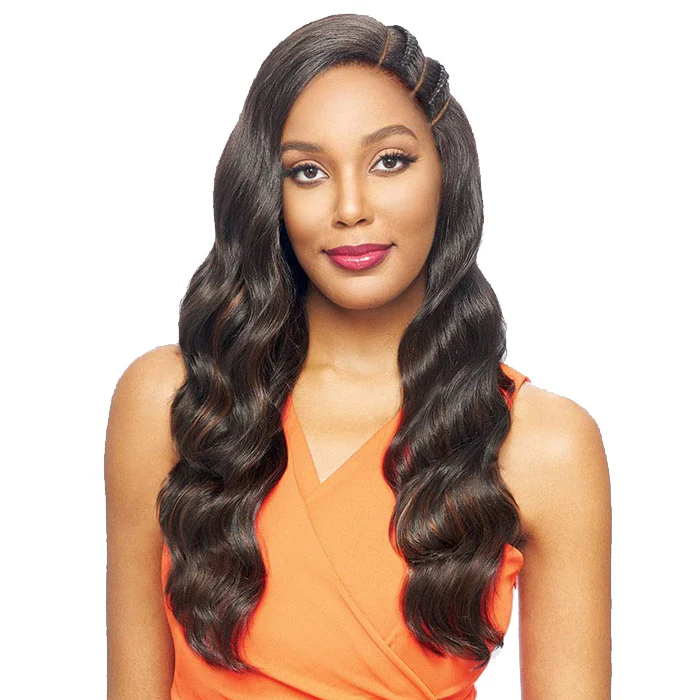 Vanessa Designer Lace Human Hair Blend Tops Triple 6" J-Part Lace Front Wig - TJ3 TIVO