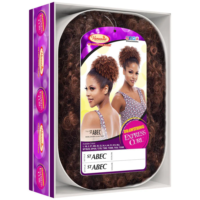 Vanessa Drawstring Ponytail Express Curl - ST ABEC - Image 6