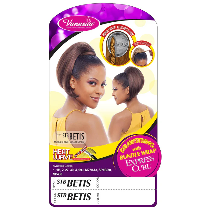Vanessa Drawstring Ponytail With Bundle Wrap - ST BETIS - Image 5