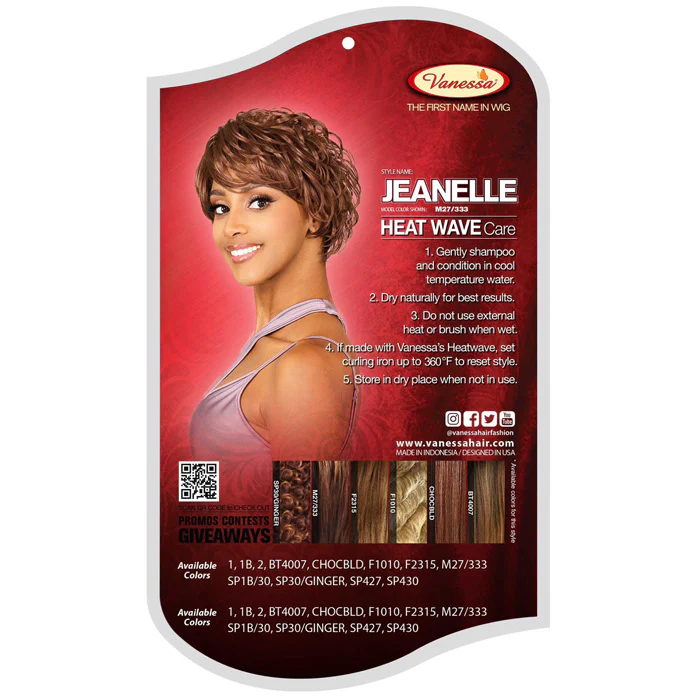 Vanessa Fashion Full Wig - JEANELLE - Image 4