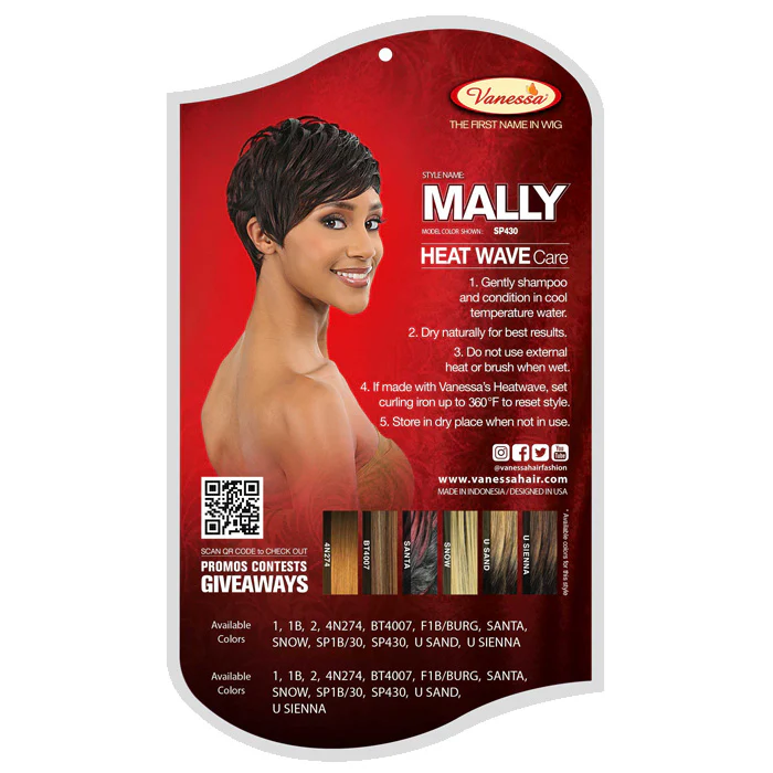 Vanessa Fashion Full Wig - MALLY - Image 4