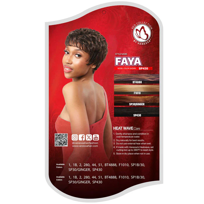 Vanessa Fashion Red Collection Full Wig - FAYA - Image 4