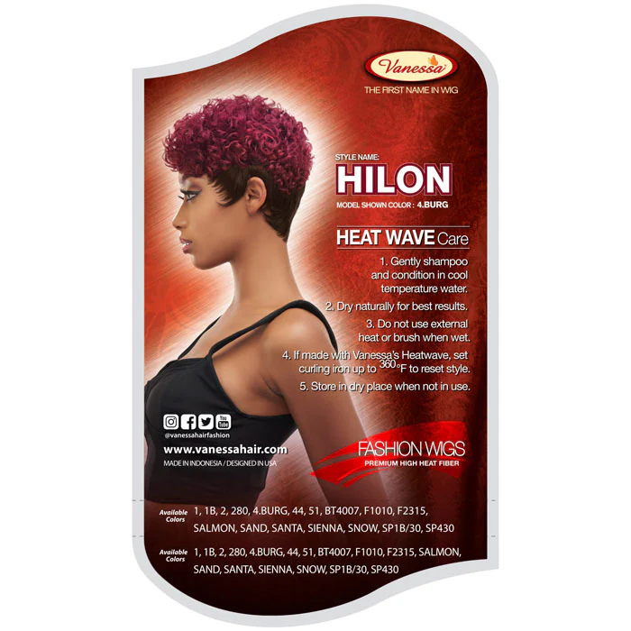 Vanessa Fashion Full Wig - HILON - Image 5