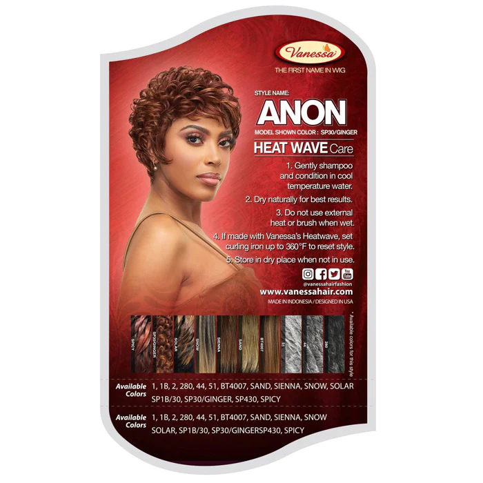 Vanessa Fashion Wig Romance Grey Full Wig - ANON - Image 5