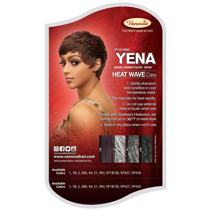 Vanessa Fashion Romance Grey Full Wig - YENA - Image 4