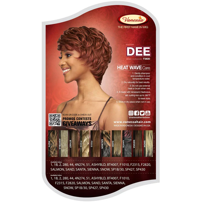 Vanessa Fashion Full Wig - DEE - Image 5