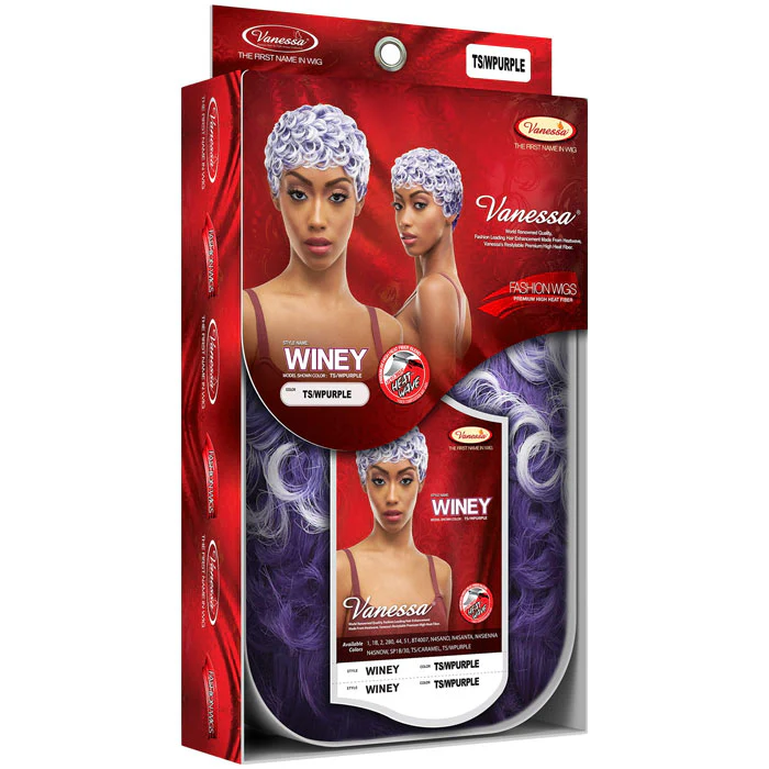 Vanessa Fashion Full Wig  - WINEY - Image 6