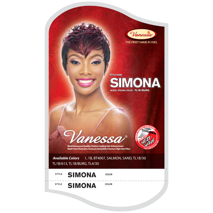 Vanessa Fashionwigs Premium High Heat Fiber Wig - SIMONA - Image 4