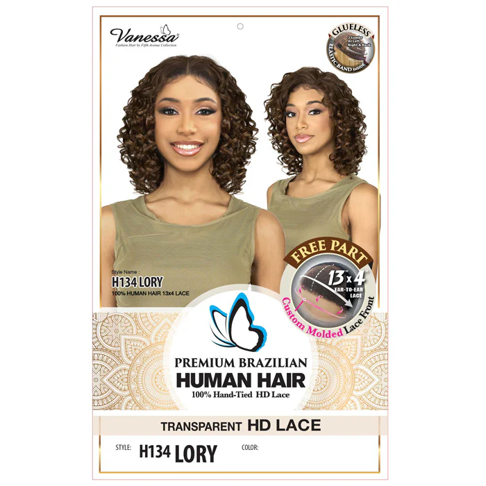 Vanessa Glueless 100% Premium Brazilian Human Hair 13x4 HD Lace Front Part - H134 LORY - Image 4
