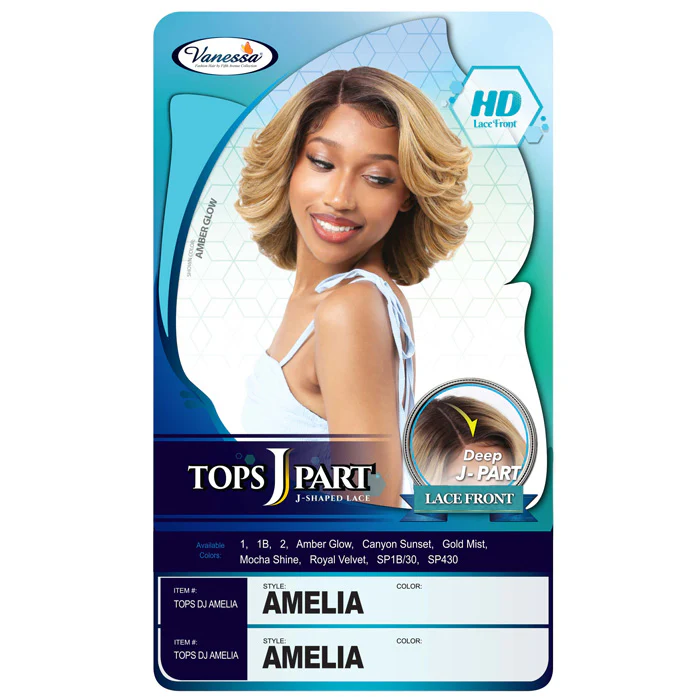 Vanessa HD Deep Tops J-Part Lace Wig - AMELIA - Image 3