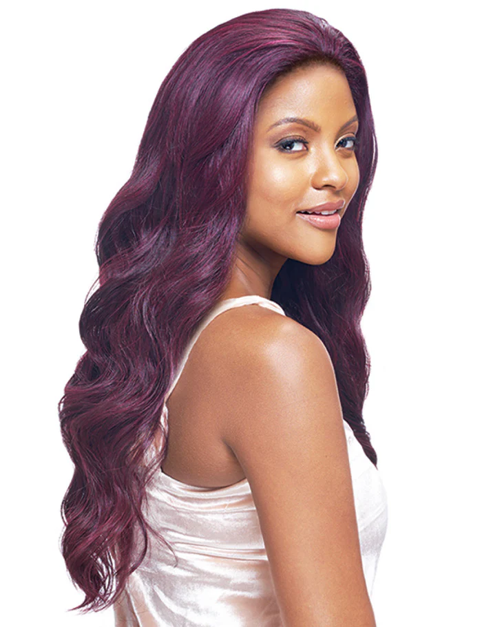 Vanessa Honey-2 Brazilian Human Hair Blend Swissilk Lace Front Wig T2HB TAGUS - Image 2