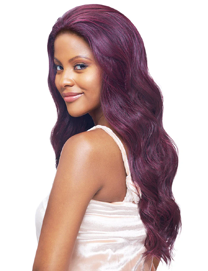 Vanessa Honey-2 Brazilian Human Hair Blend Swissilk Lace Front Wig T2HB TAGUS - Image 4