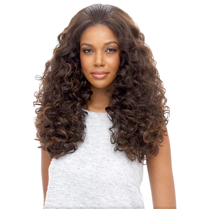 Vanessa Honey-4 Brazilian Human Hair Blend 4x4 Swissilk Lace Front Wig - T4HB GIVANY