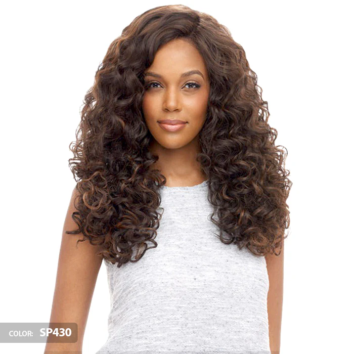 Vanessa Honey-4 Brazilian Human Hair Blend 4x4 Swissilk Lace Front Wig - T4HB GIVANY - Image 2
