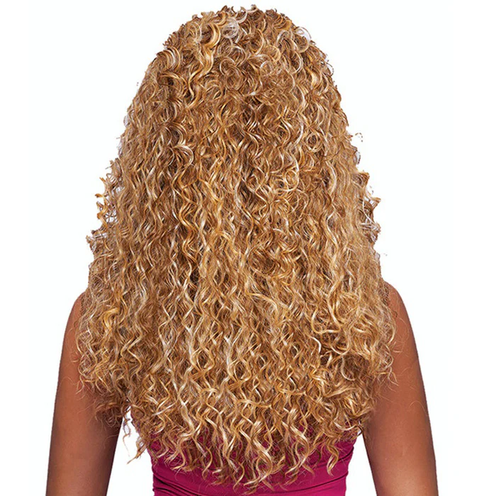 Vanessa Honey-4 Brazilian Human Hair Blend Swissilk 4x4 Lace Front Wig - T4HB VESEY - Image 3