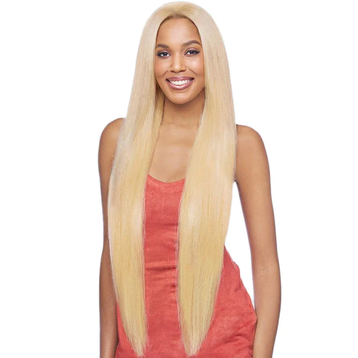 Vanessa Honey Brazilian Human Hair Blend Tops Parting Lace Front Wig - THB KATIE 45"
