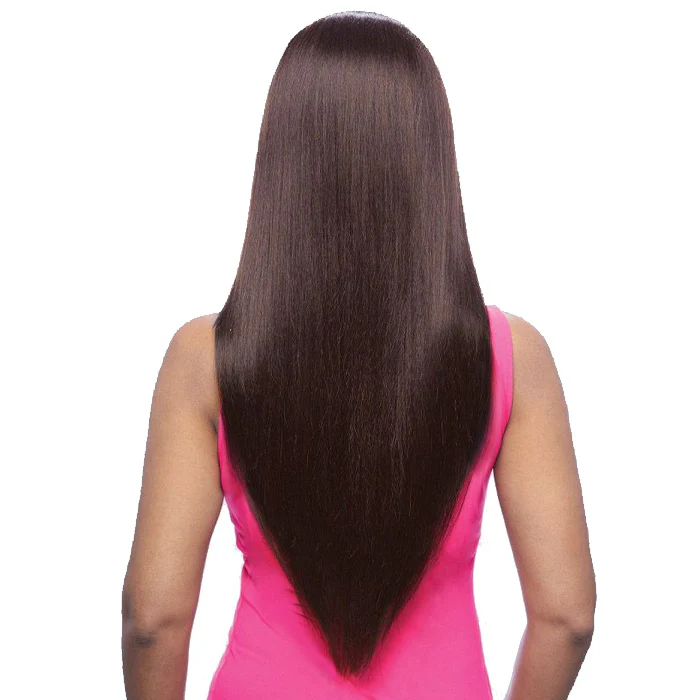 Vanessa Honey Brazilian Human Hair Blend Tops Parting Lace Front Wig - THB MELROSE 35" - Image 3