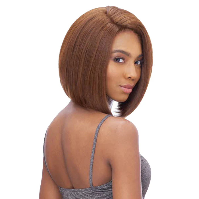 Vanessa Honey-C Brazilian Human Hair Blend Deep Parting Lace Front Wig - TCHB VIXAN - Image 2