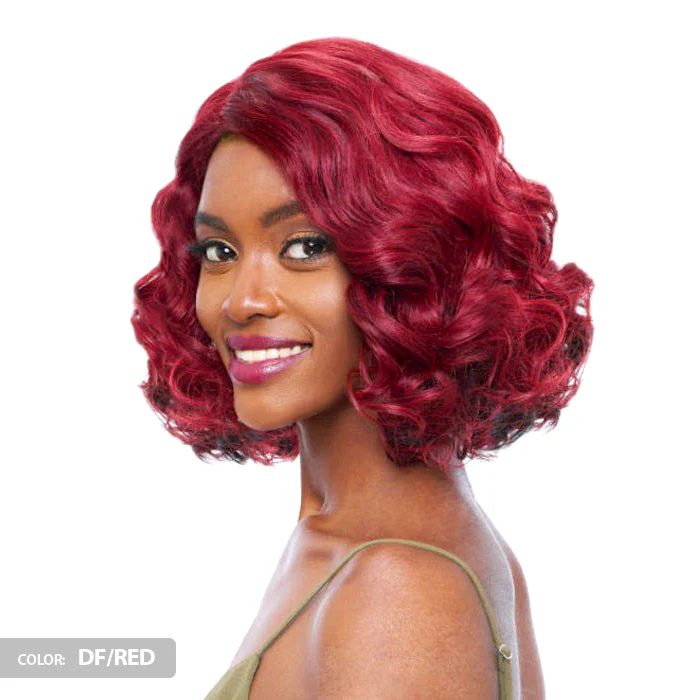 Vanessa Honey-C Brazilian Human Hair Blend Swissilk Lace Front C-Side Part Wig - TCHB TYLA - Image 2