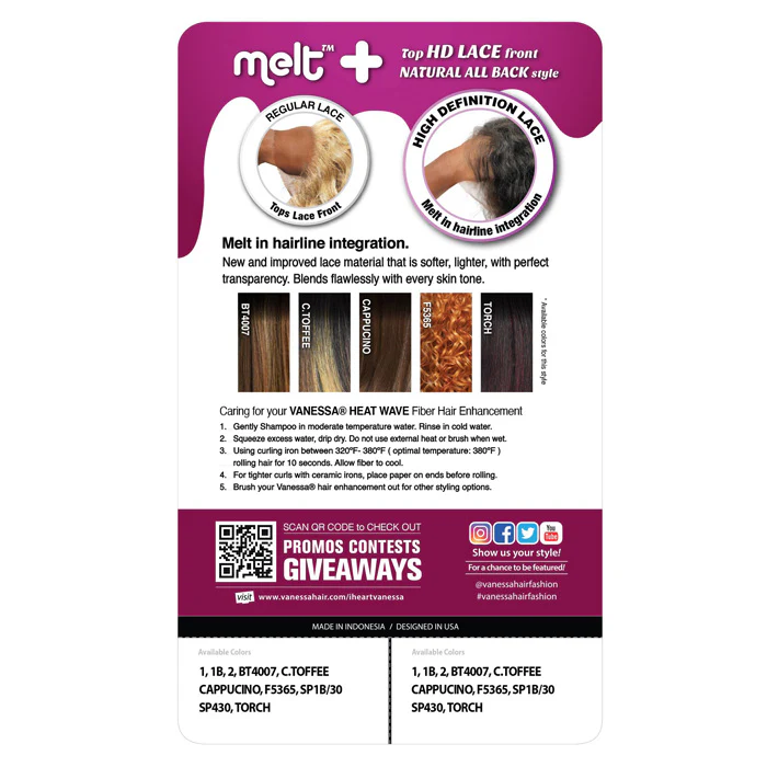 Vanessa Melt Plus HD Lace Part Wig - MILFORD - Image 4