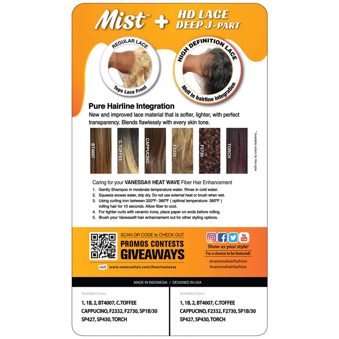 Vanessa Mist Deep J-Part HD Lace Wig - KERA - Image 5