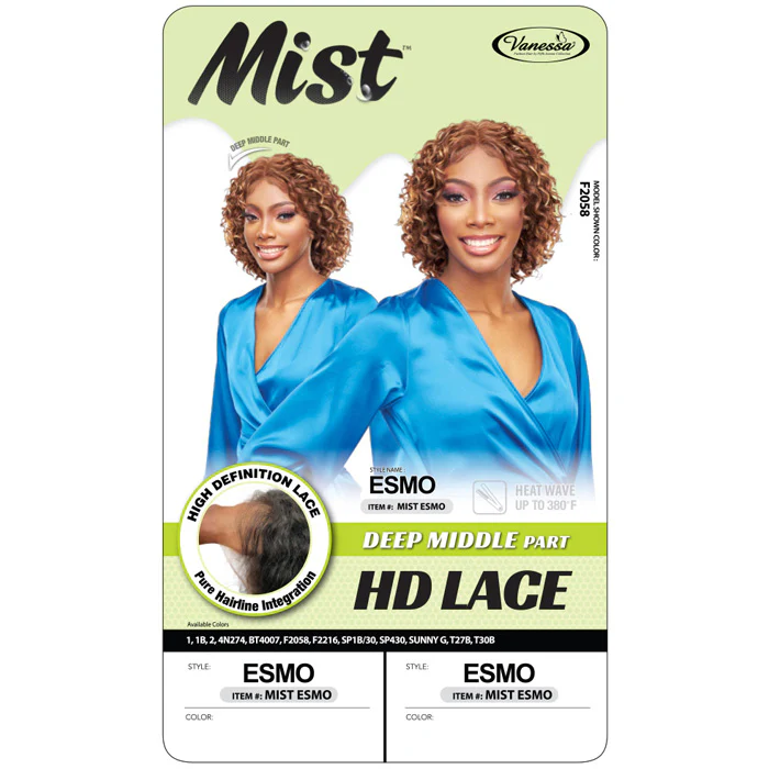 Vanessa Mist HD Deep Middle Lace Part Wig - ESMO - Image 4