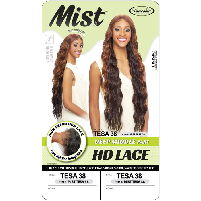 Vanessa Mist HD Deep Middle Lace Part Wig - TESA 38 - Image 3