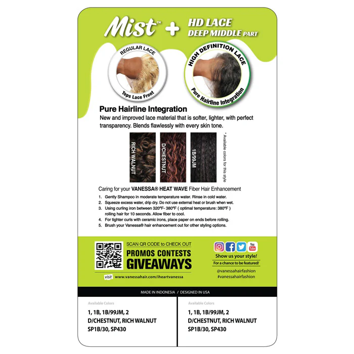 Vanessa Mist HD Deep Part Lace Wig - CLIO - Image 7