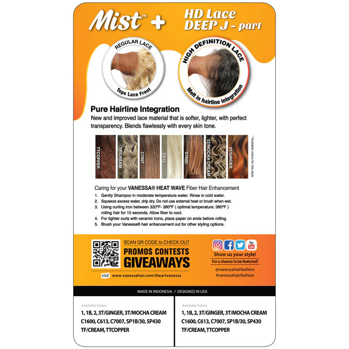 Vanessa Mist Tops Deep J-Part HD Lace Wig - LIVI - Image 5