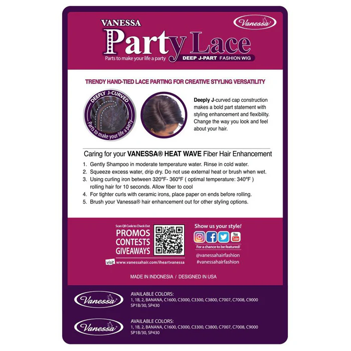Vanessa Party Lace Deep J-Part Fashion Wig - DJ GAVIN - Image 5
