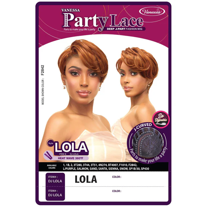 Vanessa Party Lace Deep J-Part Lace Wig - DJ LOLA - Image 4