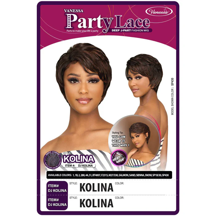 Vanessa Party Lace Deep J-Part Lace Wig - KOLINA - Image 4