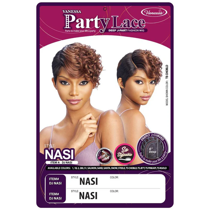 Vanessa Party Lace Deep J-Part Lace Wig - NASI - Image 5