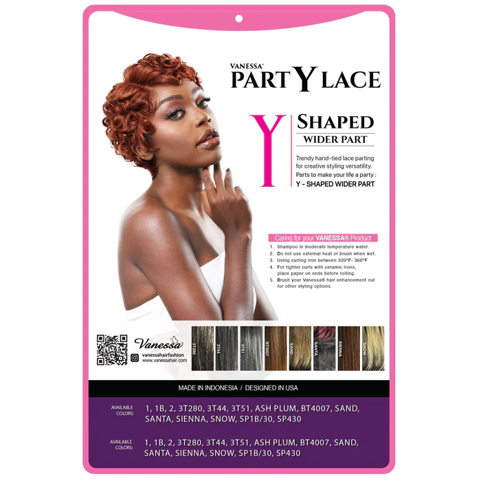 Vanessa Party Lace Y-Shaped Lace Part Wig - BIANCA - Image 5