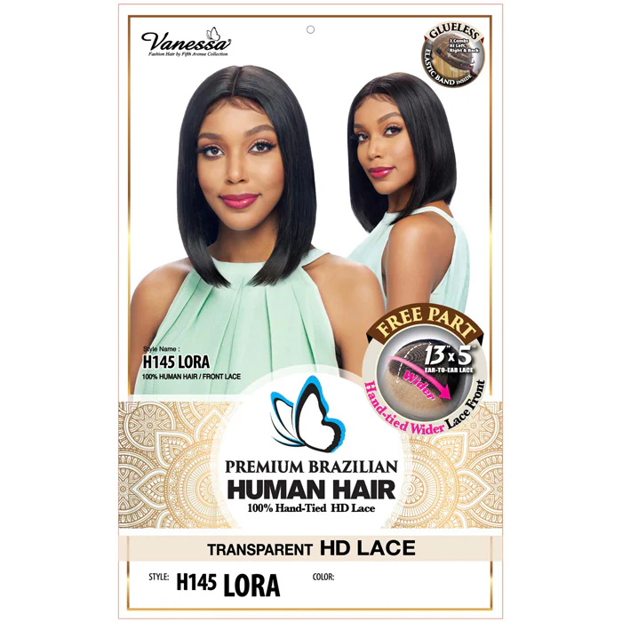Vanessa Premium Brazilian Glueless Human Hair 13x5 HD Lace Front Wig - H145 LORA - 100% Hand-Tied - Image 3