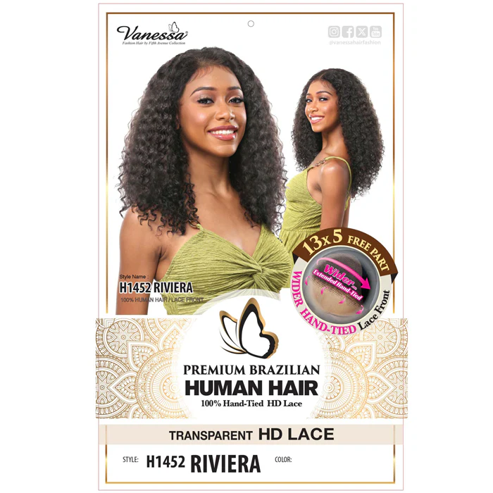Vanessa Premium Brazilian Human Hair Glueless 13x5 HD Lace Front Wig - RIVIERA - Image 3