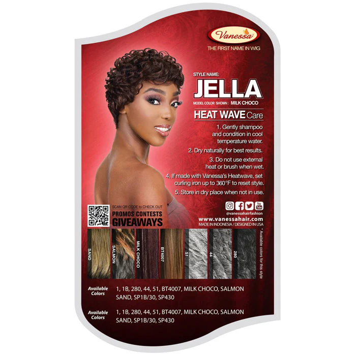 Vanessa Romance Grey Full Wig - JELLA - Image 5