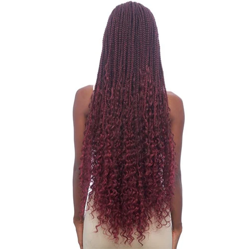Vanessa Slayd Designer Cornrow Braid 13x5 Hand-Tied Lace Front Wig - CORNWAVE 32" - Image 3
