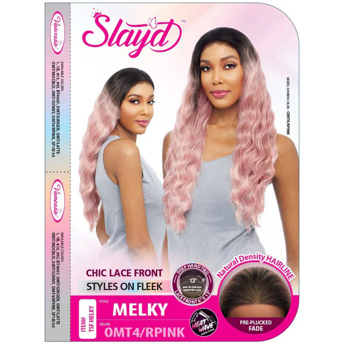 Vanessa Slayed 13x6 Lace Front Wig - MELKY - Image 4