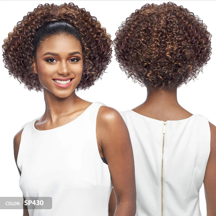 Vanessa Snap Bang & Pony Bundle Removable Bang Wrap Ponytail - STBB TINA - Image 2