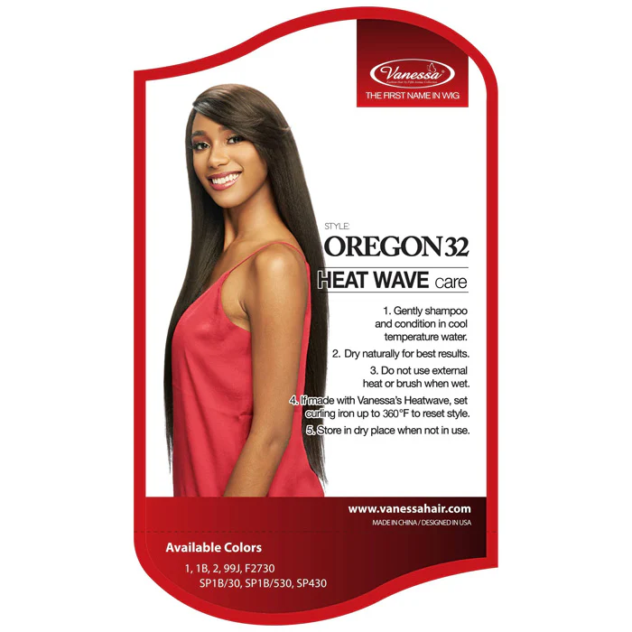 Vanessa Straight & Natural Fashion Full Wig - OREGON 32 - Image 5