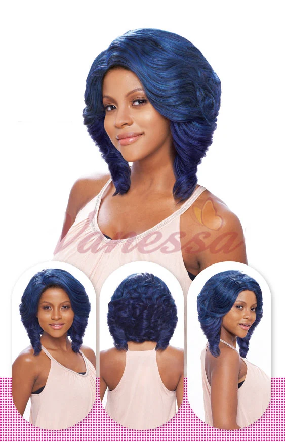 Vanessa Synthetic Super V Line C Side Lace Part Wig - SUPER VC SEVIN - Image 3