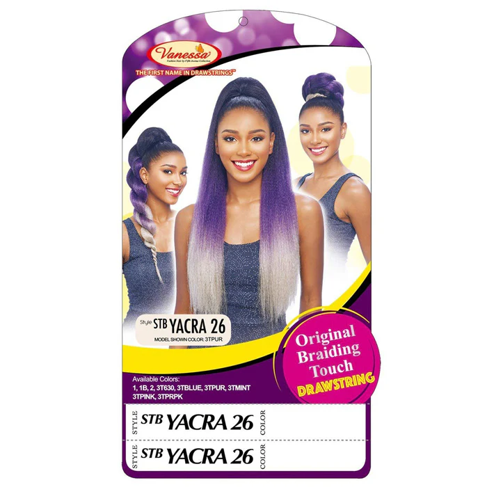 Vanessa Original Braiding Touch Drawstring Ponytail - STB YACRA 26" - Image 4