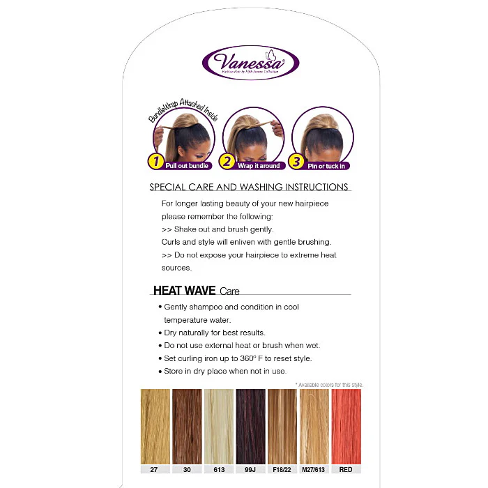 Vanessa Drawstring With Bundle Wrap Express Curl Ponytail - STB COGIC 40 - Image 6